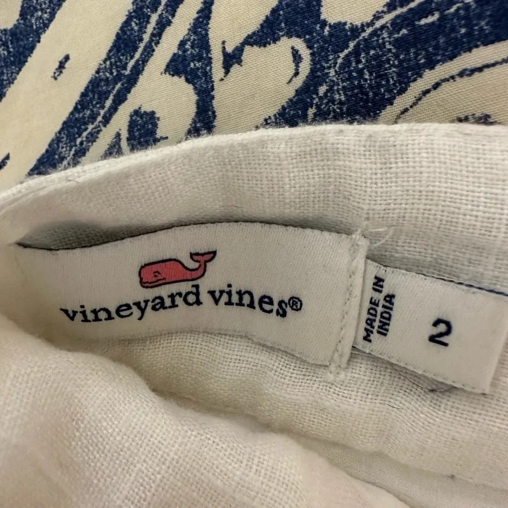 Vineyard Vines Size 2 White Skirt with Texture